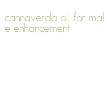 cannaverda oil for male enhancement