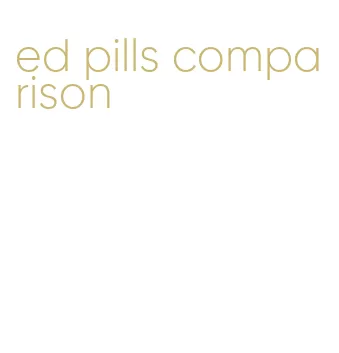 ed pills comparison